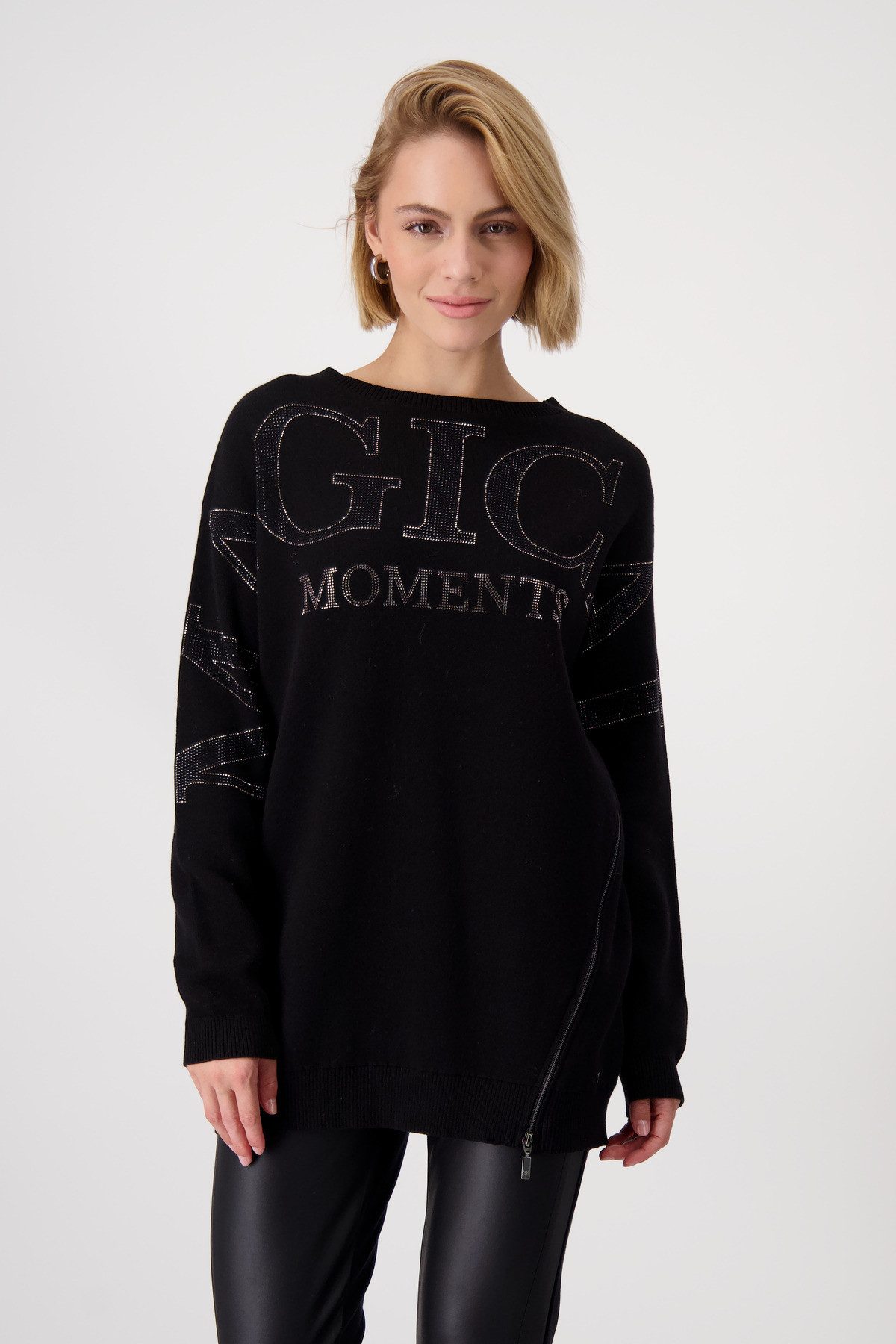Monari Rundhalspullover günstig online kaufen