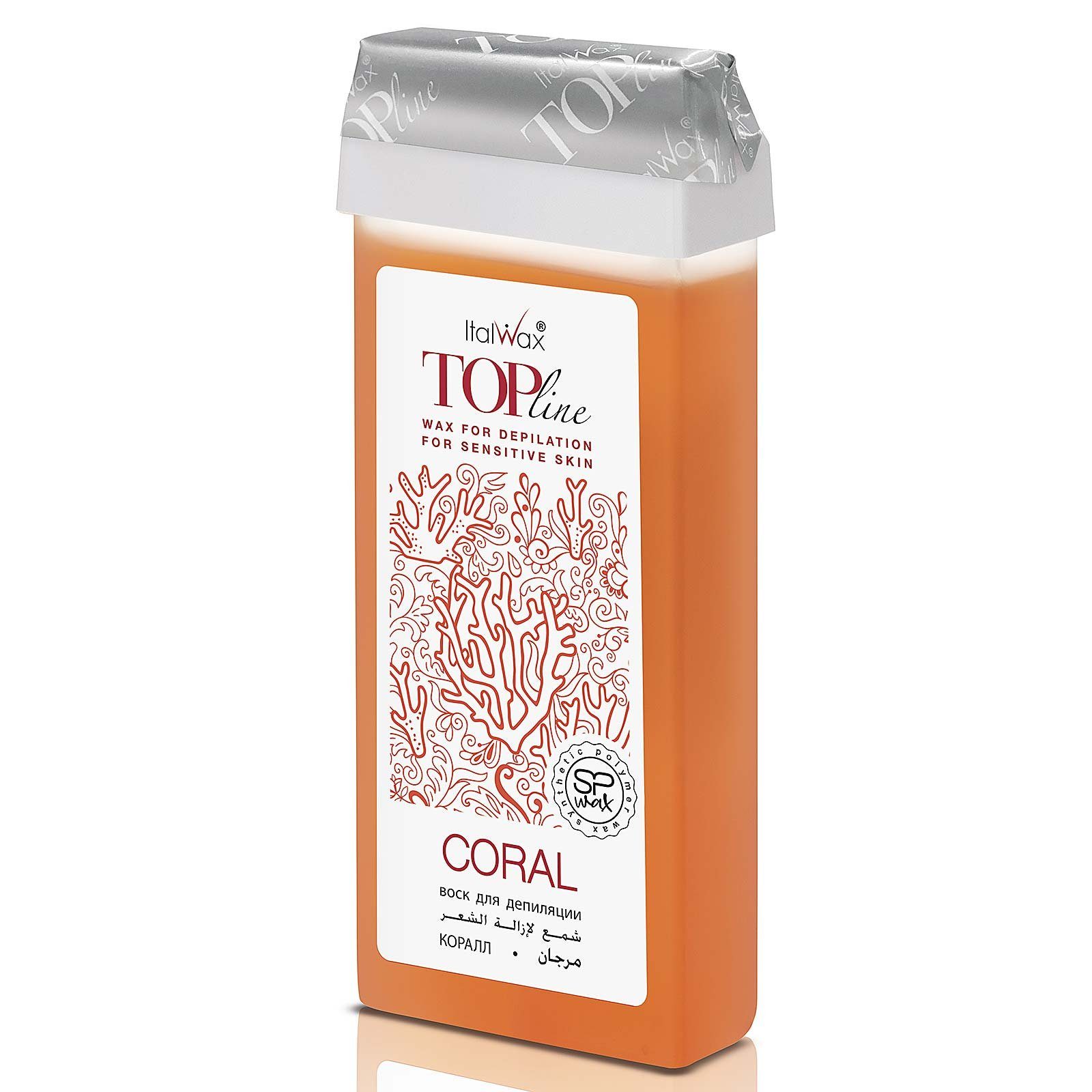 Italwax Enthaarungswachs Wachspatrone Coral Top Line Italwax, 100 ml