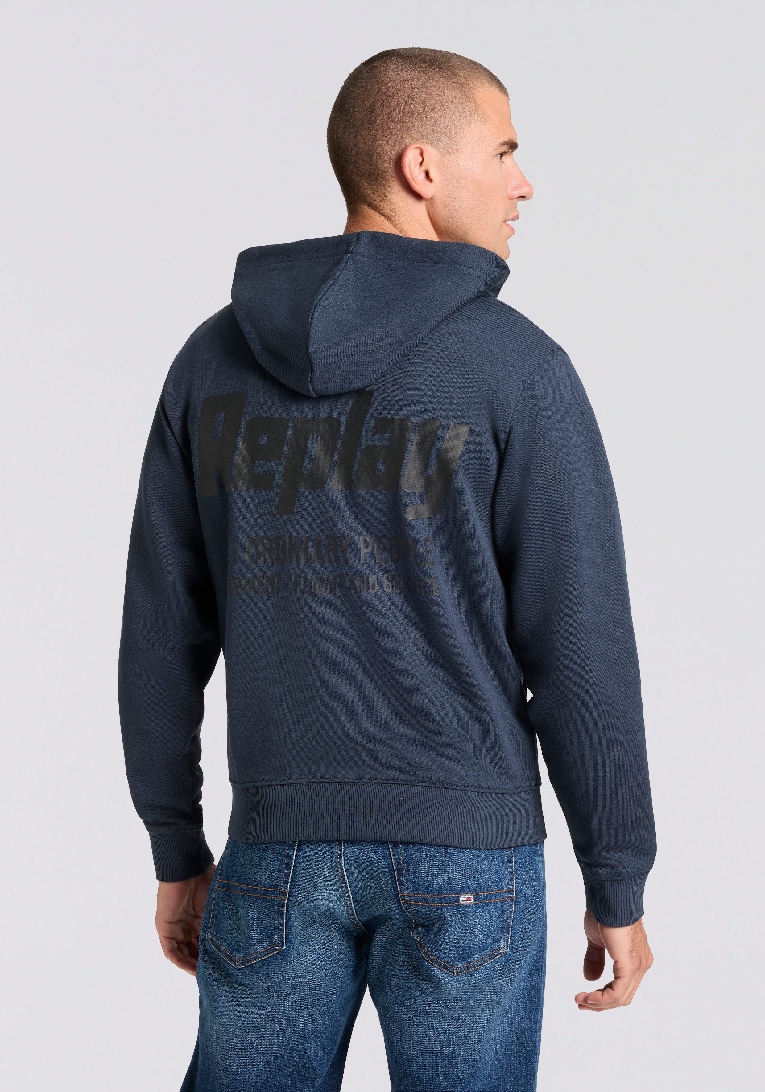 Replay Kapuzensweatjacke günstig online kaufen