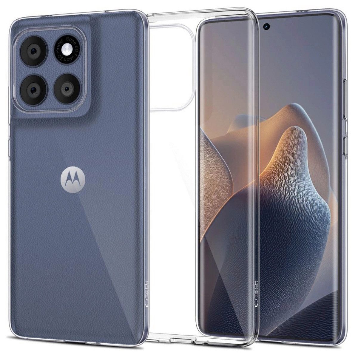 COFI 1453 Bumper - Silikon Handyhülle - kompatibel mit Motorola Edge 60 Fusion, ideal für Schutz, perfekt für Smartphone