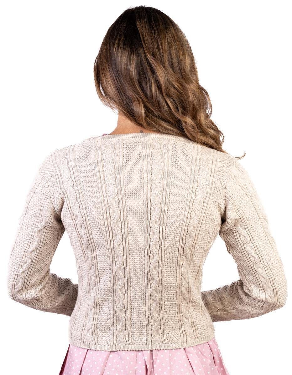 Trachtl Trachtenjacke TRACHTENJACKE IN BEIGE MARIE 44