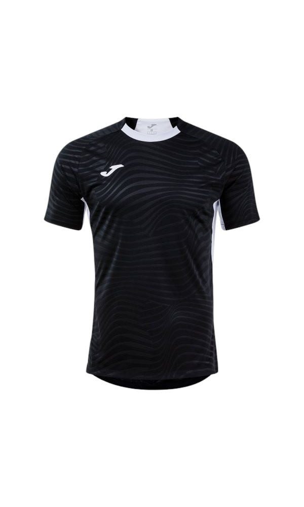 T-Shirt Kick Pro (elastisches Material, leicht, atmungsaktiv) schwarz/weiss