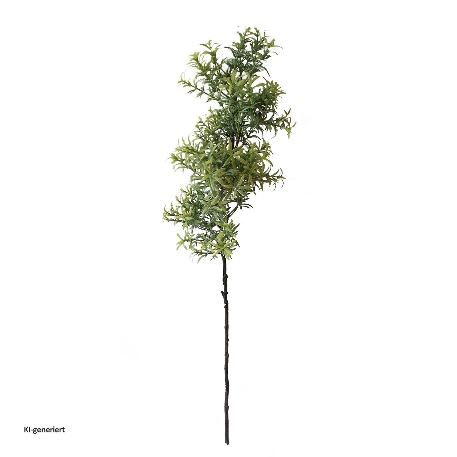 Kunstblume Rosmarinzweig 60 cm Kunstpflanze Flora, HTI-Living, Höhe 60 cm, Kunstblume Dekoration