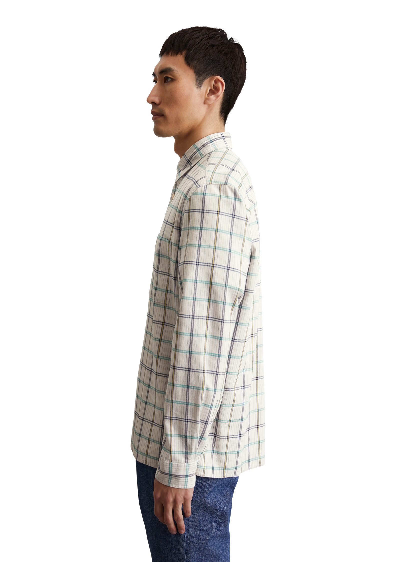 Marc O'Polo Langarmhemd aus reiner Bio-Baumwolle günstig online kaufen