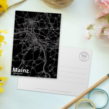 Mr. & Mrs. Panda Postkarte Mainz - Geschenk, Dorf, Städte, Einladungskarte, Grußkarte, Karte, Or