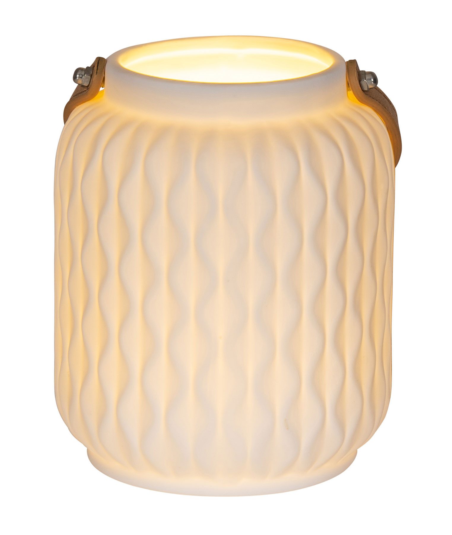 Levandeo® Nachttischlampe, LED Leuchte H16cm Porzellan günstig online kaufen