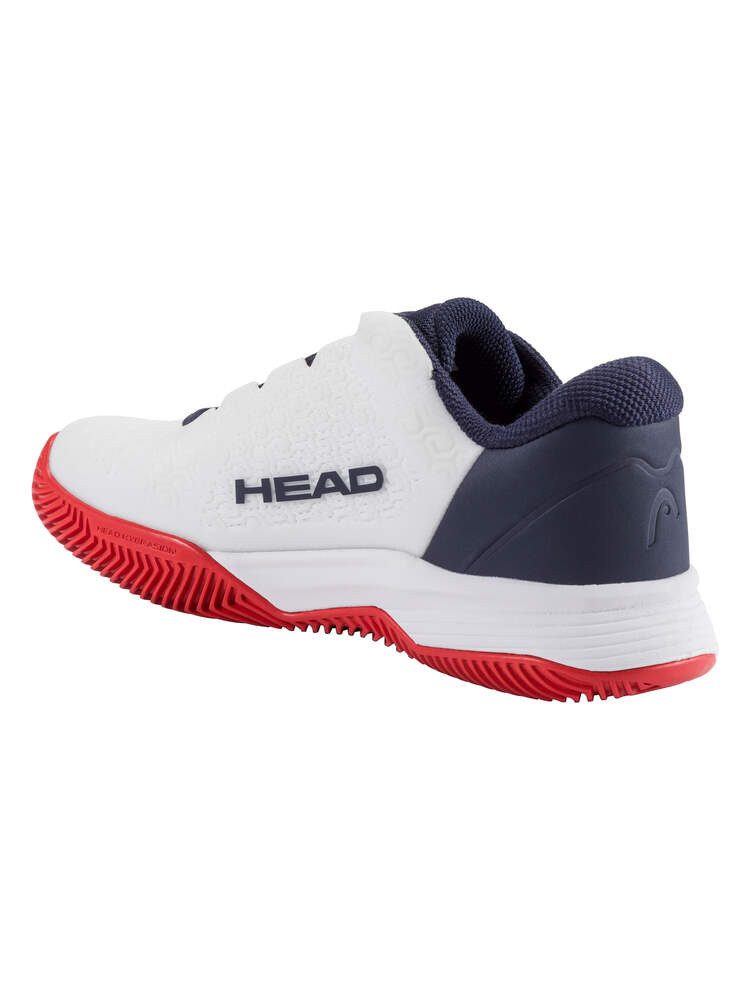 Head Revolt Pro 5.0 Clay/Sandplatz 2026 weiss/navyblau/rot Kinder Tennisschuh