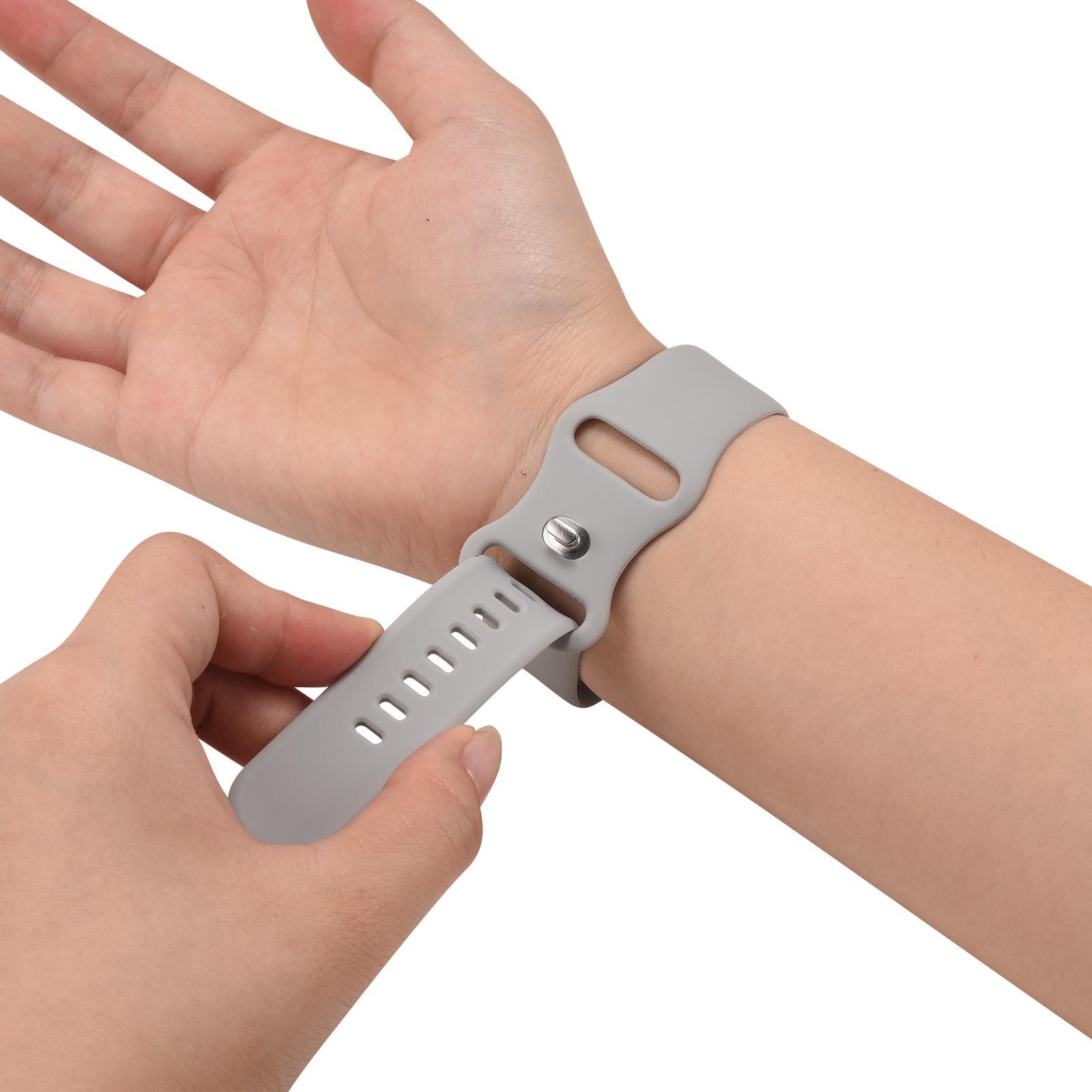 CoolGadget Smartwatch-Armband Fitnessarmband aus Silikon iWatch, für Apple Watch 1 2 3 4 5 6 7 8 9 10 11 SE 1 2 3 38 40 41 42 mm