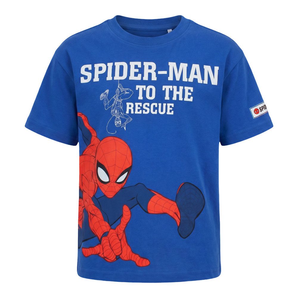 Print-Shirt Marvel Spiderman Kinder Jungen T-Shirt Kurzarm Shirt