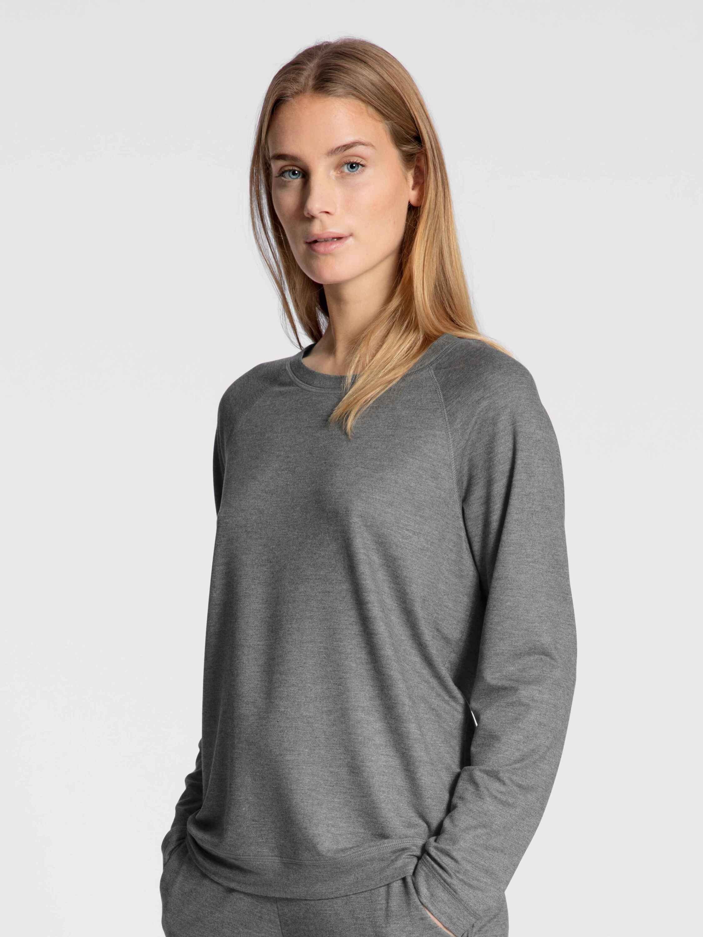 CALIDA Pyjamaoberteil Sweat-Shirt, Raglanärmel (1-tlg)