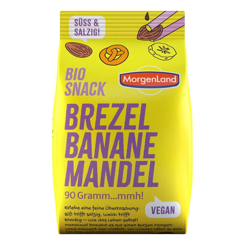 morgenland Süßigkeit Snack - Brezel Banane Mandel 90g