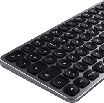 Satechi Aluminium BT Backlit Keyboard Slim German Tastatur