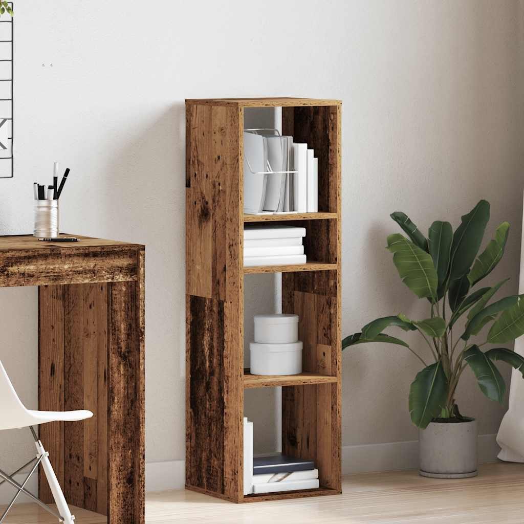 vidaXL Bücherregal Bücherregal Altholz-Optik 34x31x112 cm günstig online kaufen