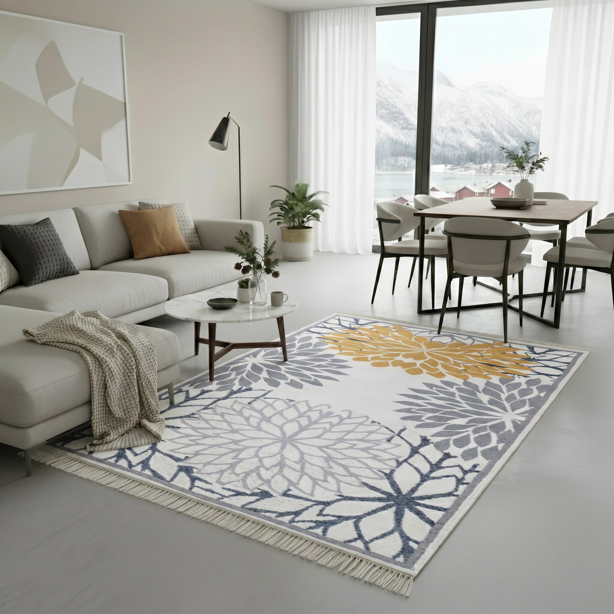 Jimri Teppich Kelim, Läufer, Wohnzimmer Teppich Flur Läufer