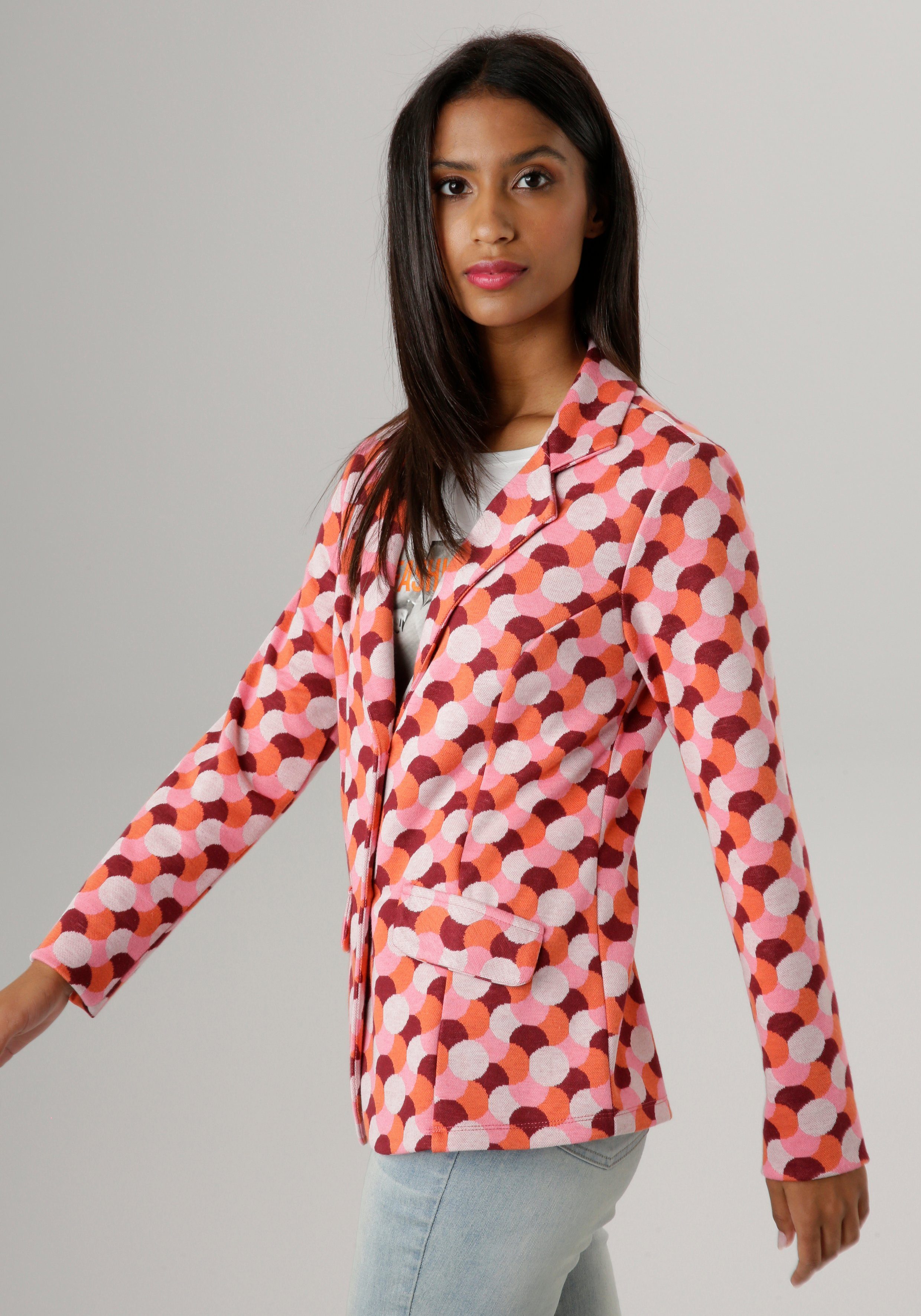 Aniston SELECTED Kurzblazer in Jacquard-Qualität günstig online kaufen