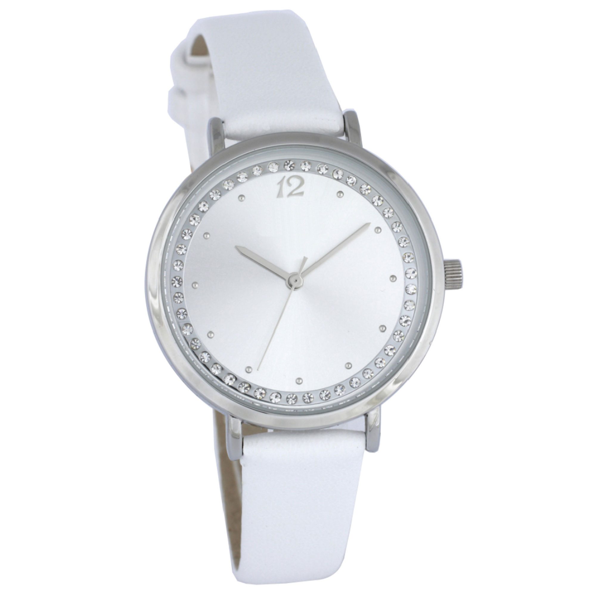 Quarzuhr Damenarmbanduhr, mit Lederarmband 34 mm günstig online kaufen