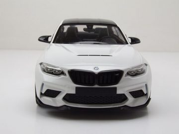 Minichamps Modellauto BMW M2 CS 2020 weiß mit schwarzen Felgen Modellauto 1:18 Minichamps, Maßstab 1:18