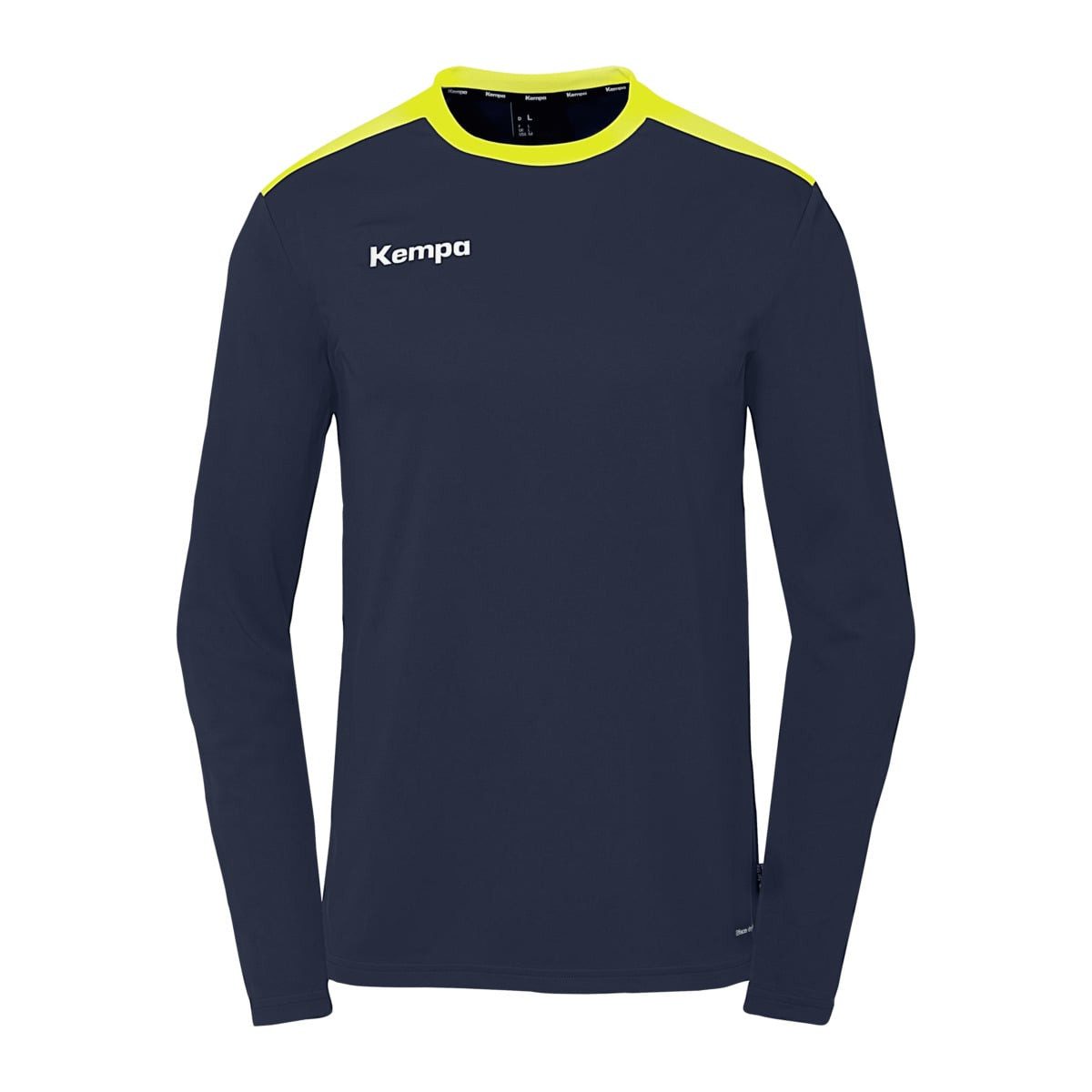 Kempa Langarmshirt Emotion 27 (100% Polyester) marineblau/gelb Herren