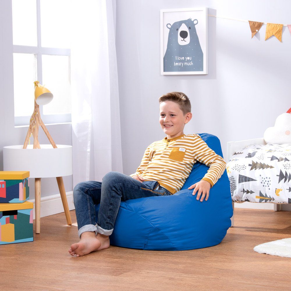 Sitzsack Veeva für Outdoor blau Kinder Sitzsack-Sessel