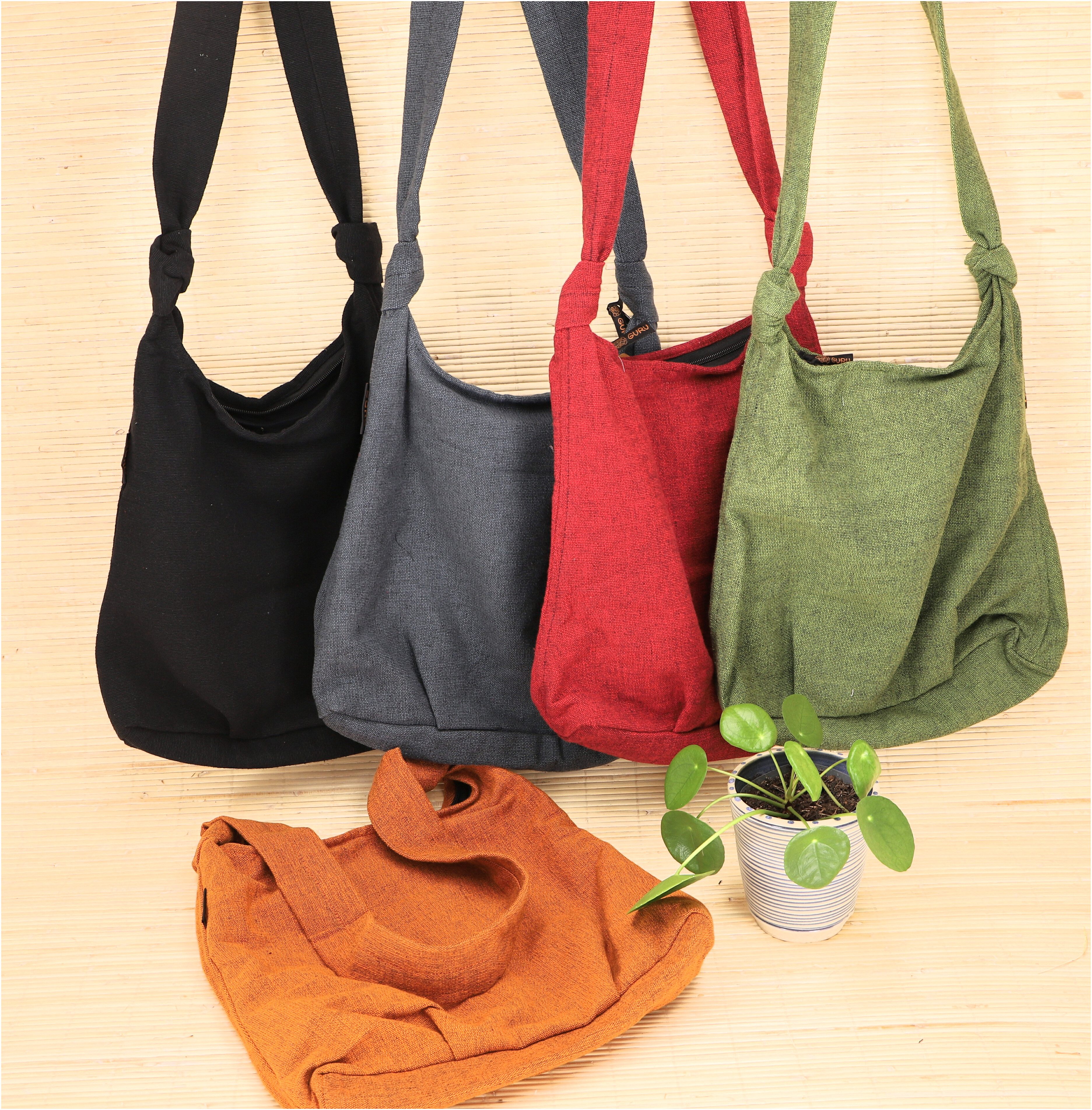 Guru-Shop Schultertasche Boho Schultertasche, Schulterbeutel - rot günstig online kaufen