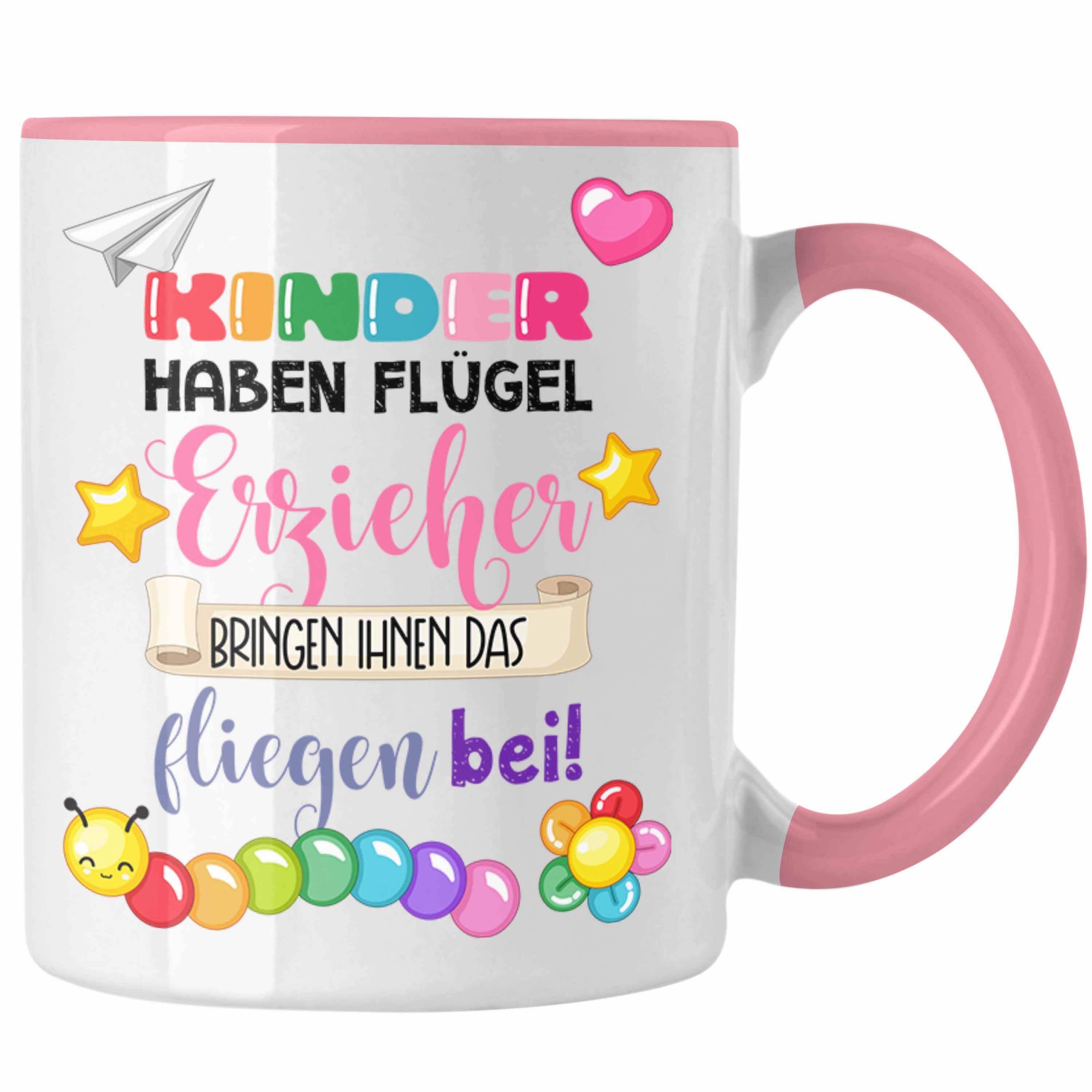 Trendation Tasse Trendation - Erzieherin Tasse Geschenk Danke Dankeschön Abschiedsgesch