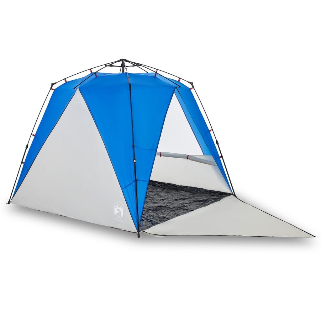 Strandmuschel Strandmuschel Strandzelt Sonnenschut 4 Personen Azurblau Quick Release