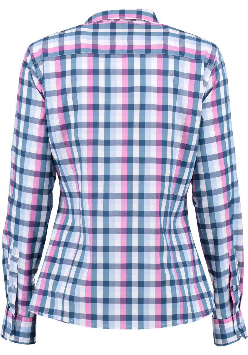 Tom Collins Langarmbluse Snuko Langarm Freizeitbluse mit TC-Stickerei auf d günstig online kaufen