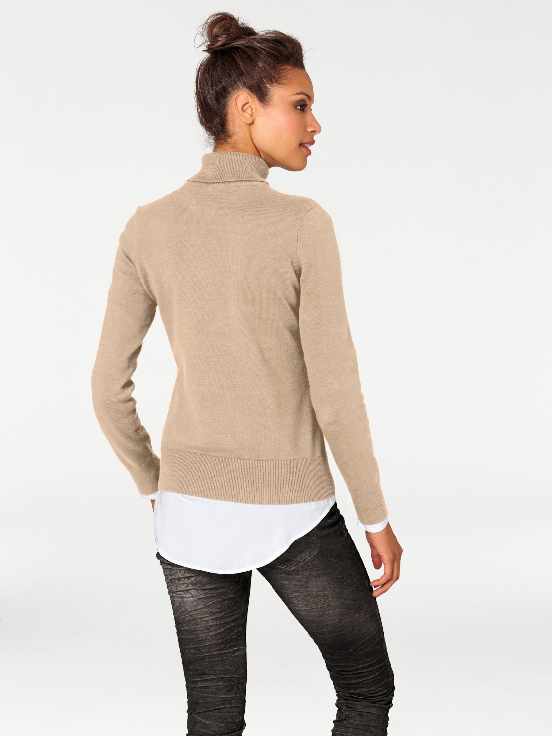 heine Strickpullover beige