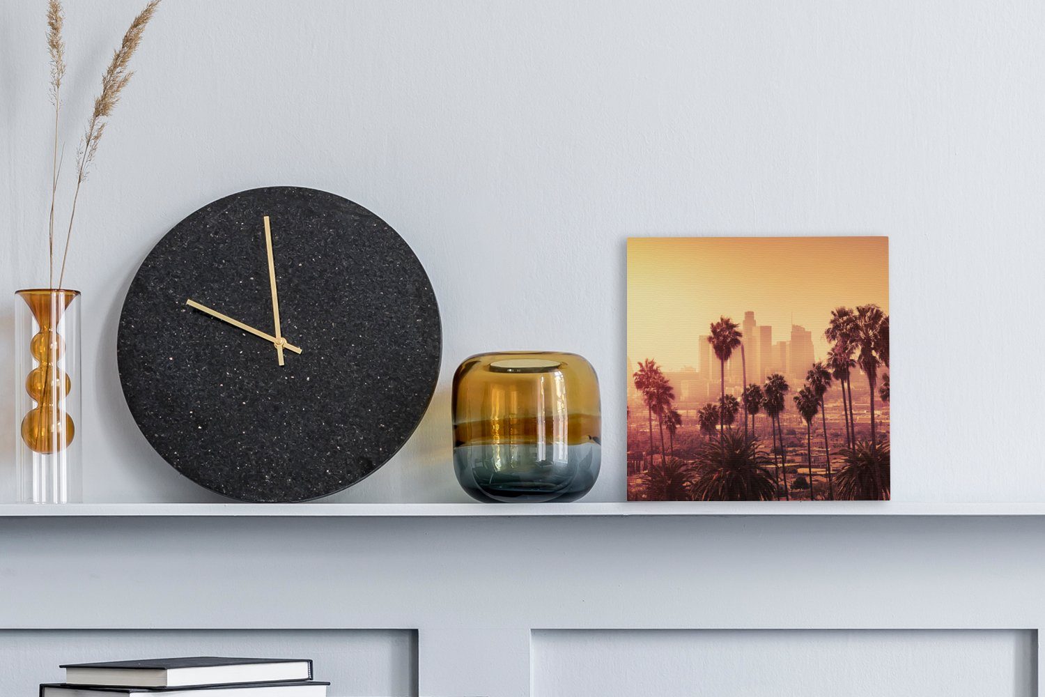 OneMillionCanvasses® Leinwandbild Palme - Skyline - günstig online kaufen