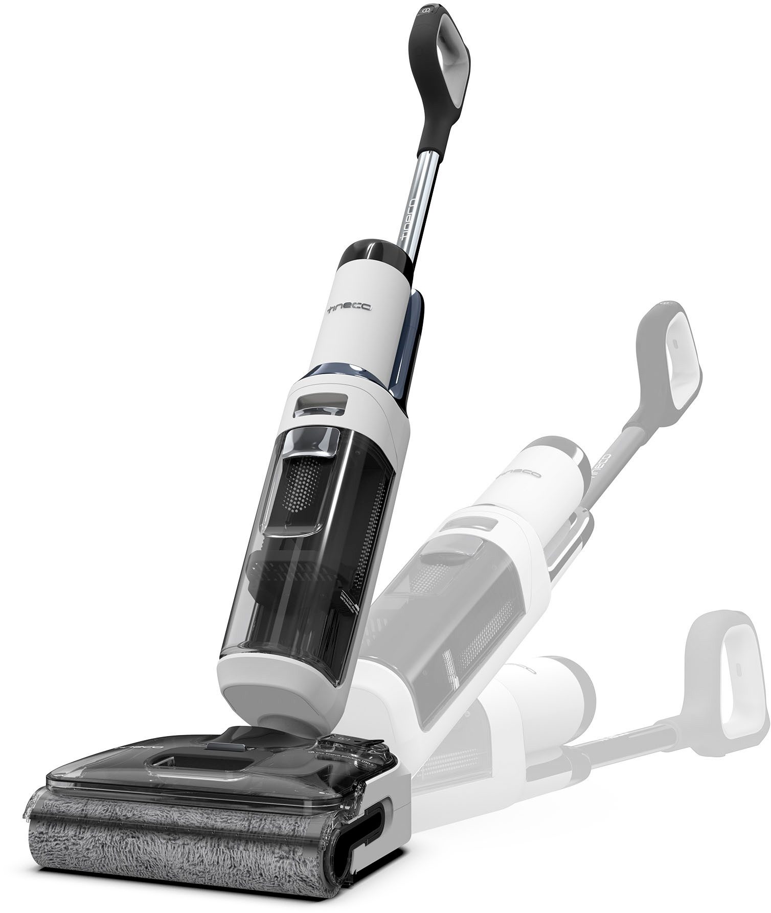 Tineco Nass-Trocken-Sauger Floor One S5 Stretch Extreme, 180° Neigung, Selbstreinigung, 220 W, beutellos, 40 Min Akku, automatische Anpassung der Suagleistung, Tierhaarfilter