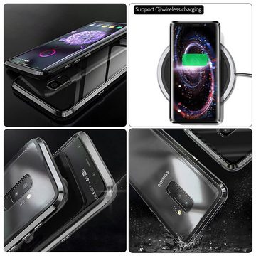 CoolGadget Handyhülle Metall Magnet Handy Case für Samsung Galaxy M31 6,4 Zoll, Hülle Outdoor Schutz Cover Rückseite Glas für Samsung M31