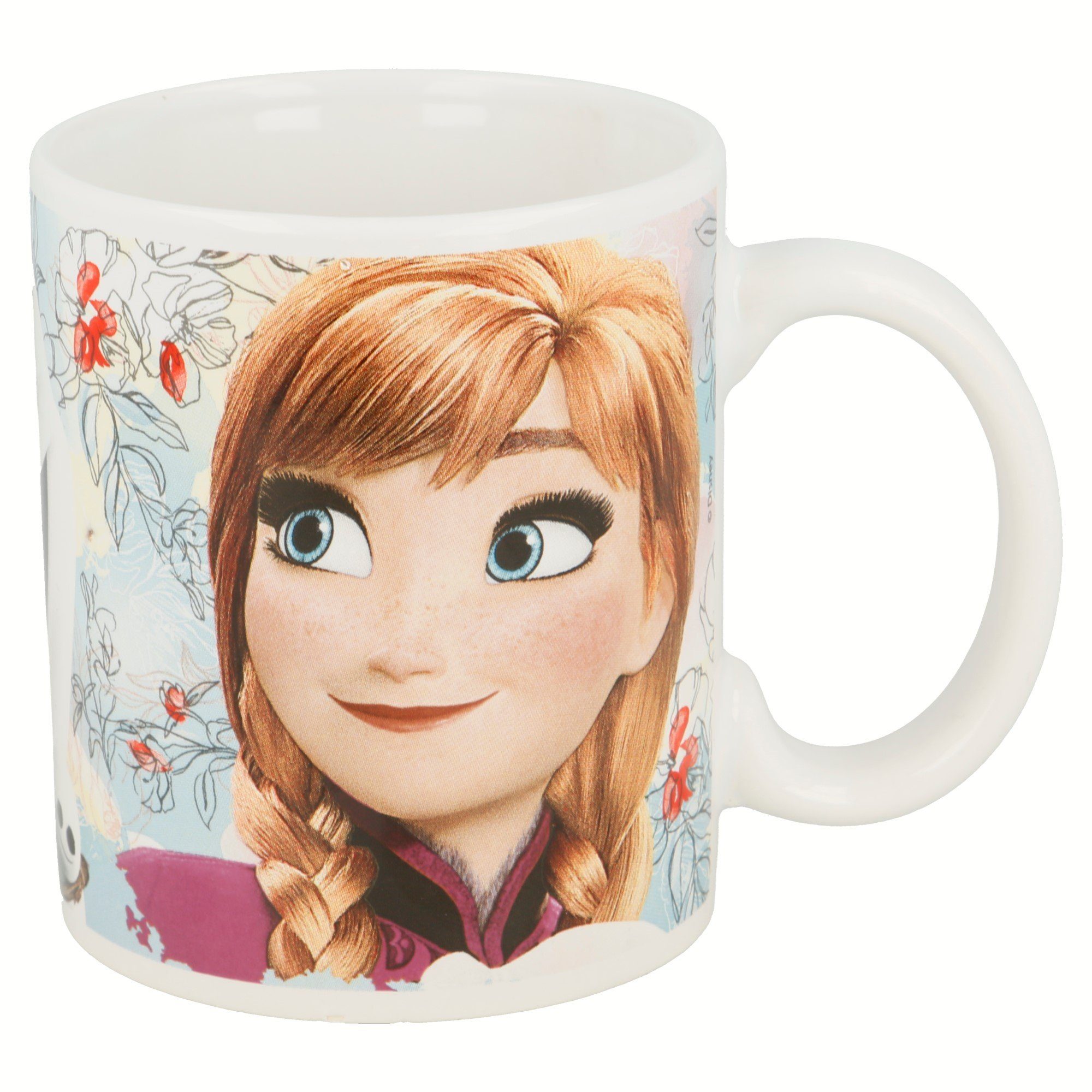 Disney Frozen Tasse Elsa & Anna, Keramik, Kinderbecher 325 ml im  Geschenkkarton