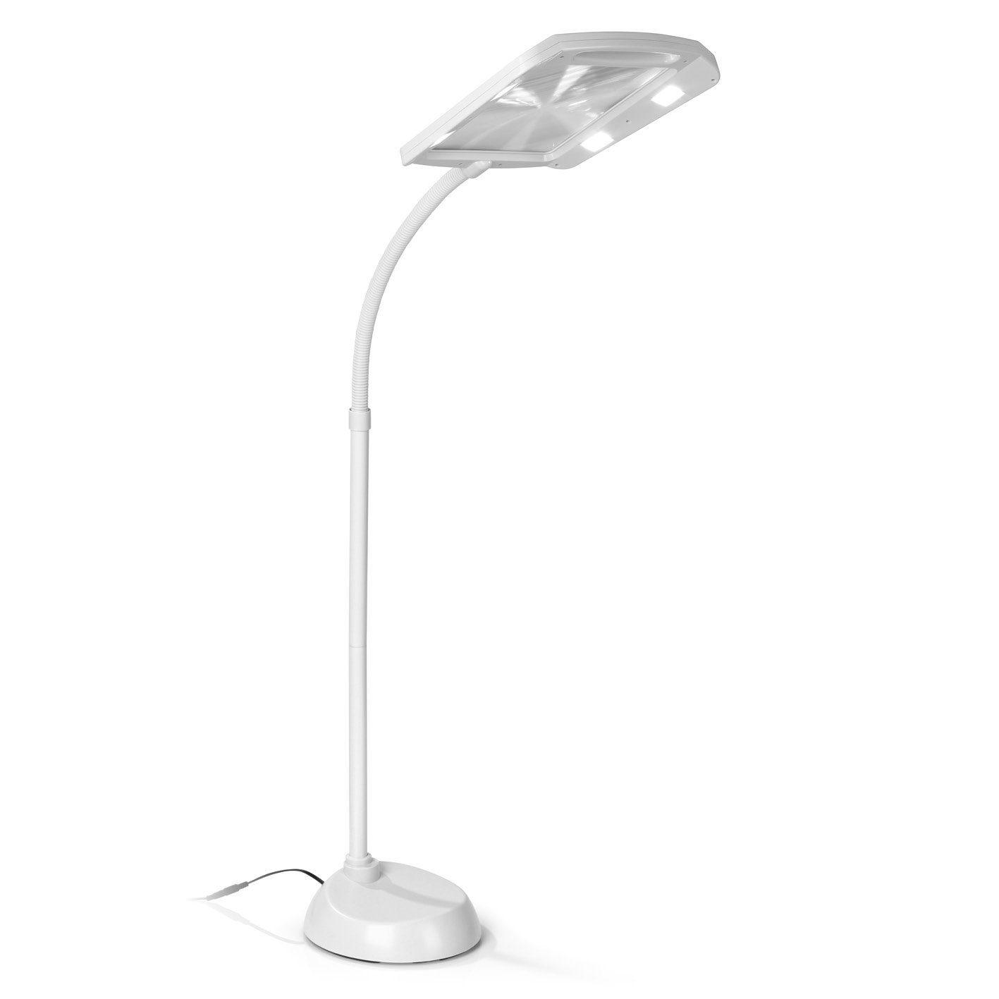 MAXXMEE Lupenlampe LED-Lupenleuchte 360° drehbarer, flexibler Lampenhals