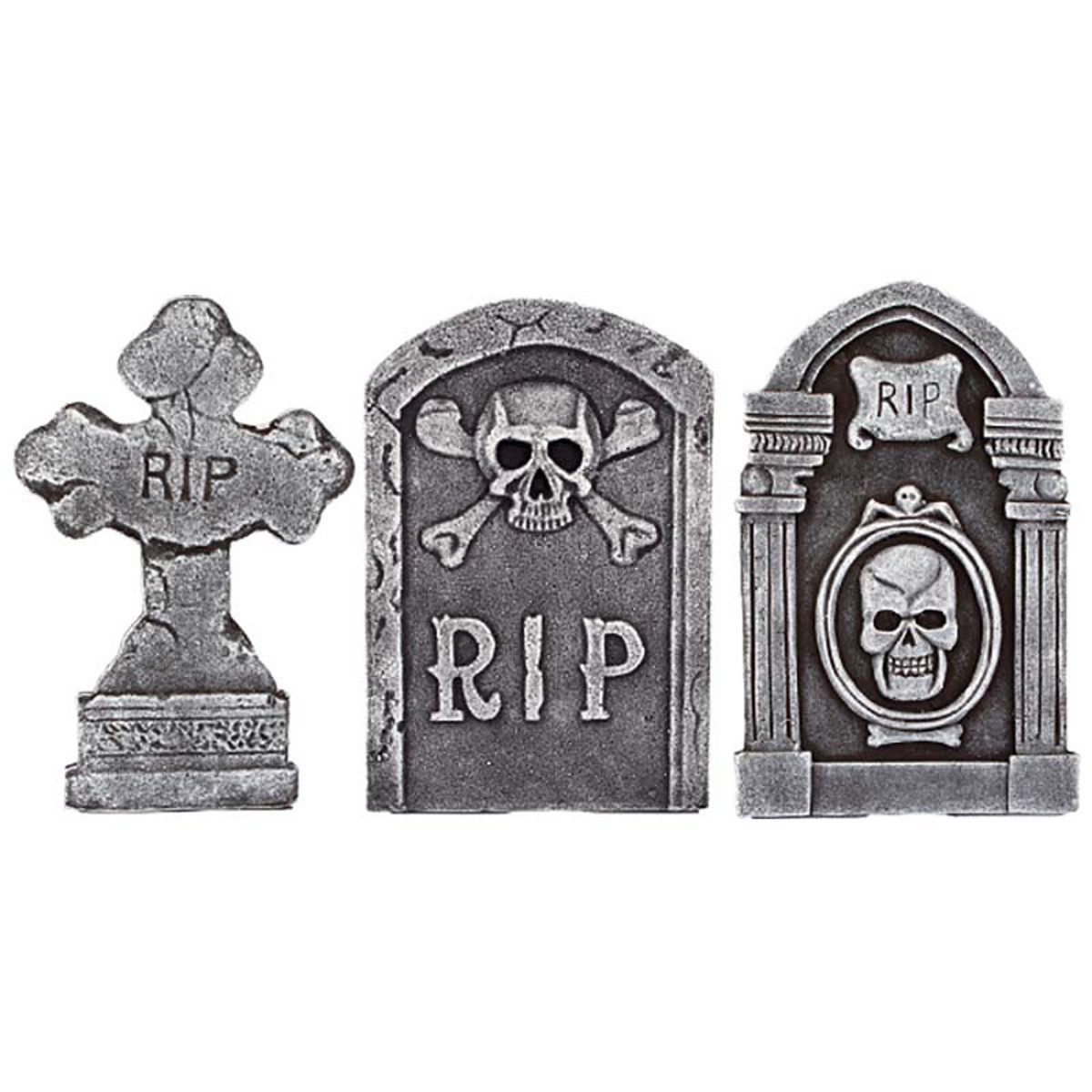 Amscan Dekoobjekt Halloween Deko Grabstein, 1 Stück - 37 cm