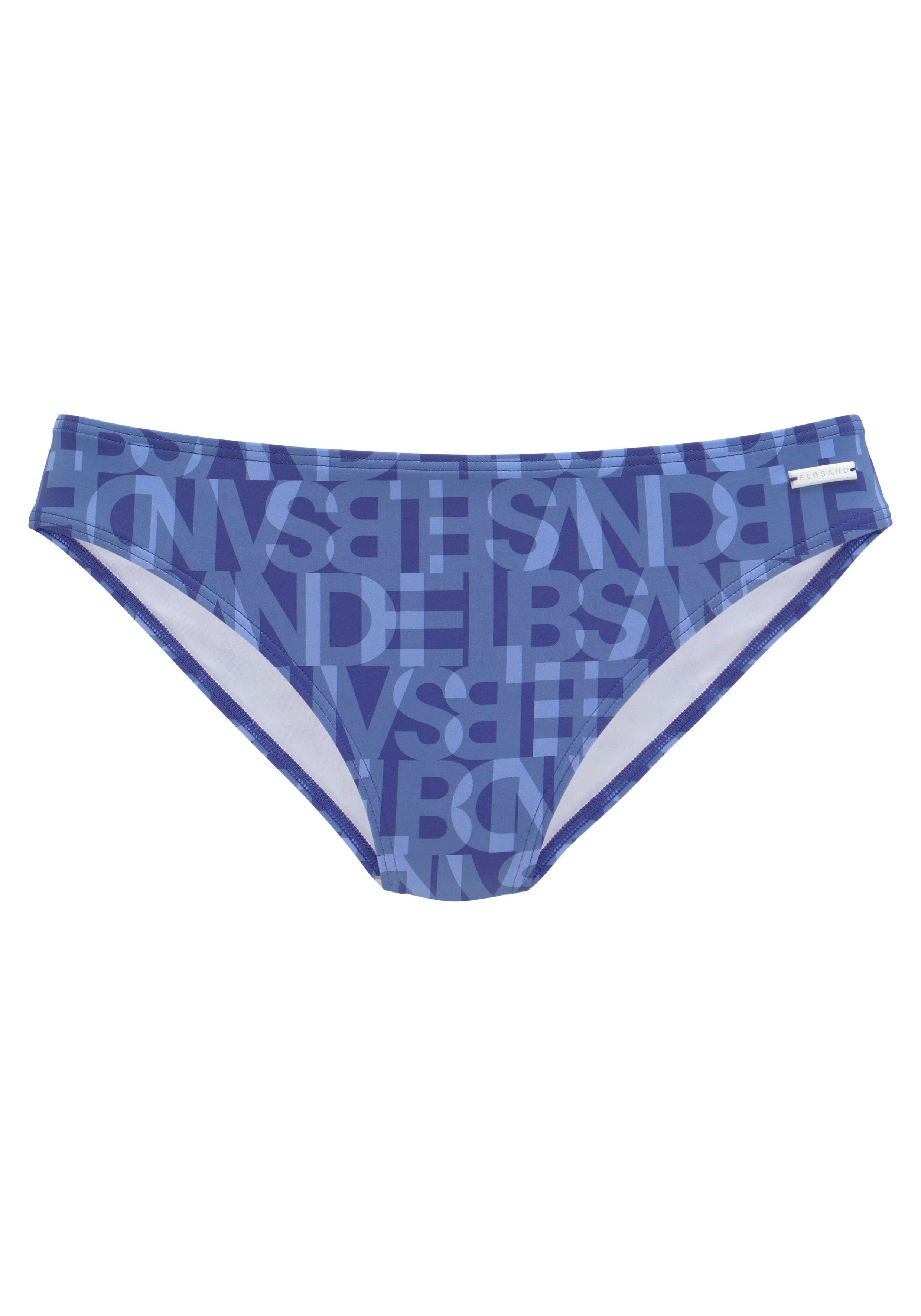 ELBSAND Bikini-Hose Letra mit tollem Wording mehr