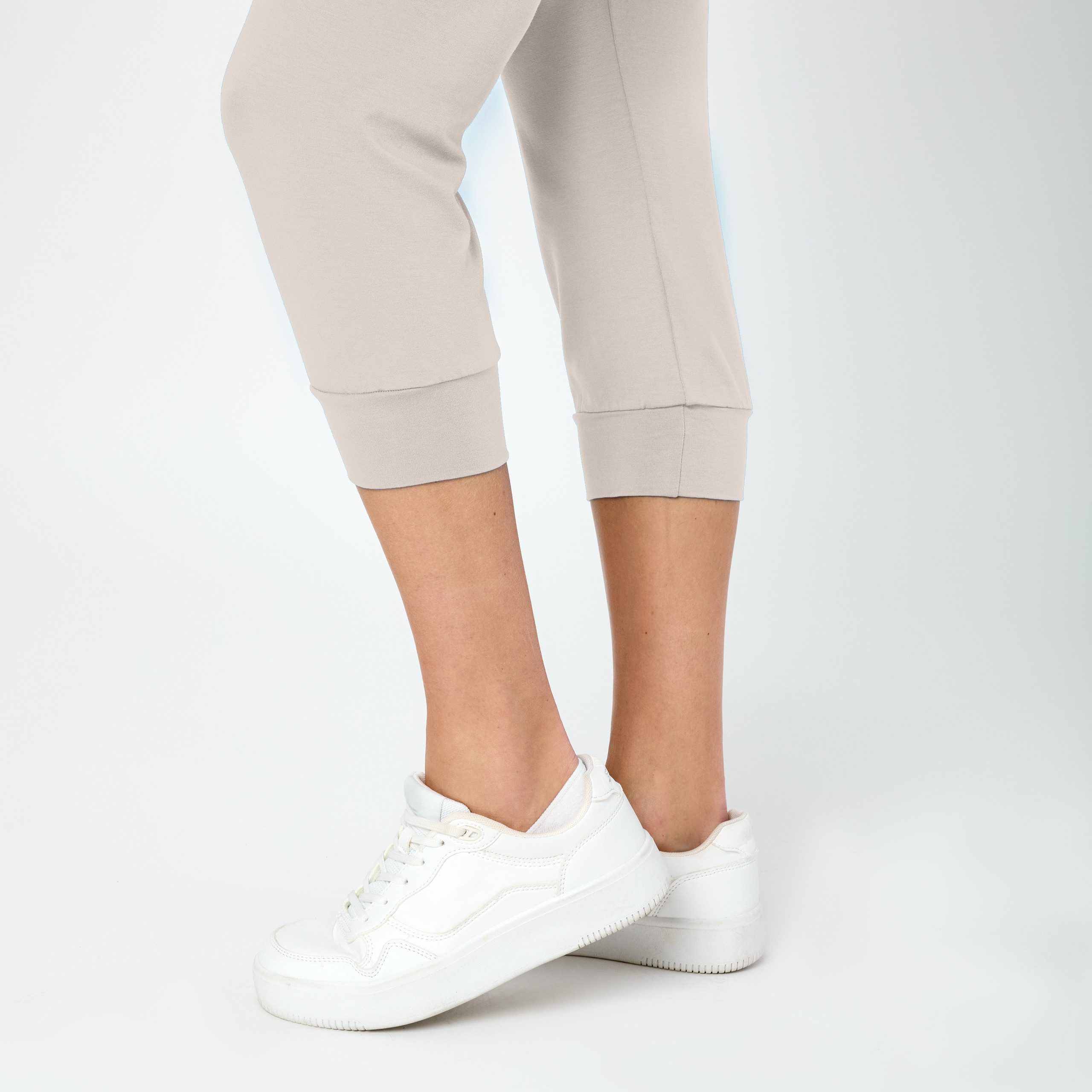 Merry Style Jogginghose Damen 3/4 Hose MS10-261 (1-tlg) elastischer Bund
