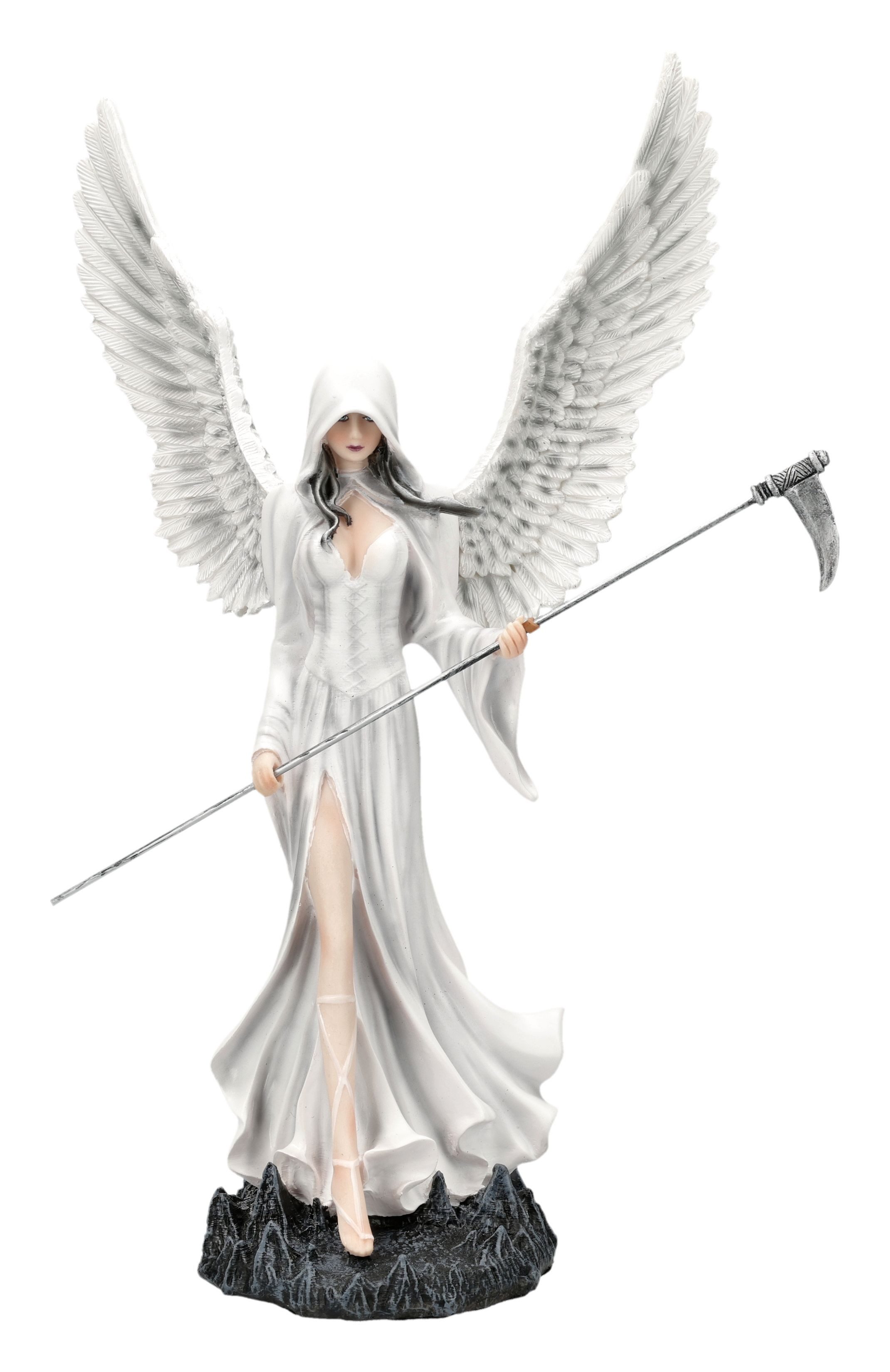 Figuren Shop GmbH Fantasy-Figur Engel des Todes Figur – Mercy Statue Gothic Skulptur 30 cm Dekofigur
