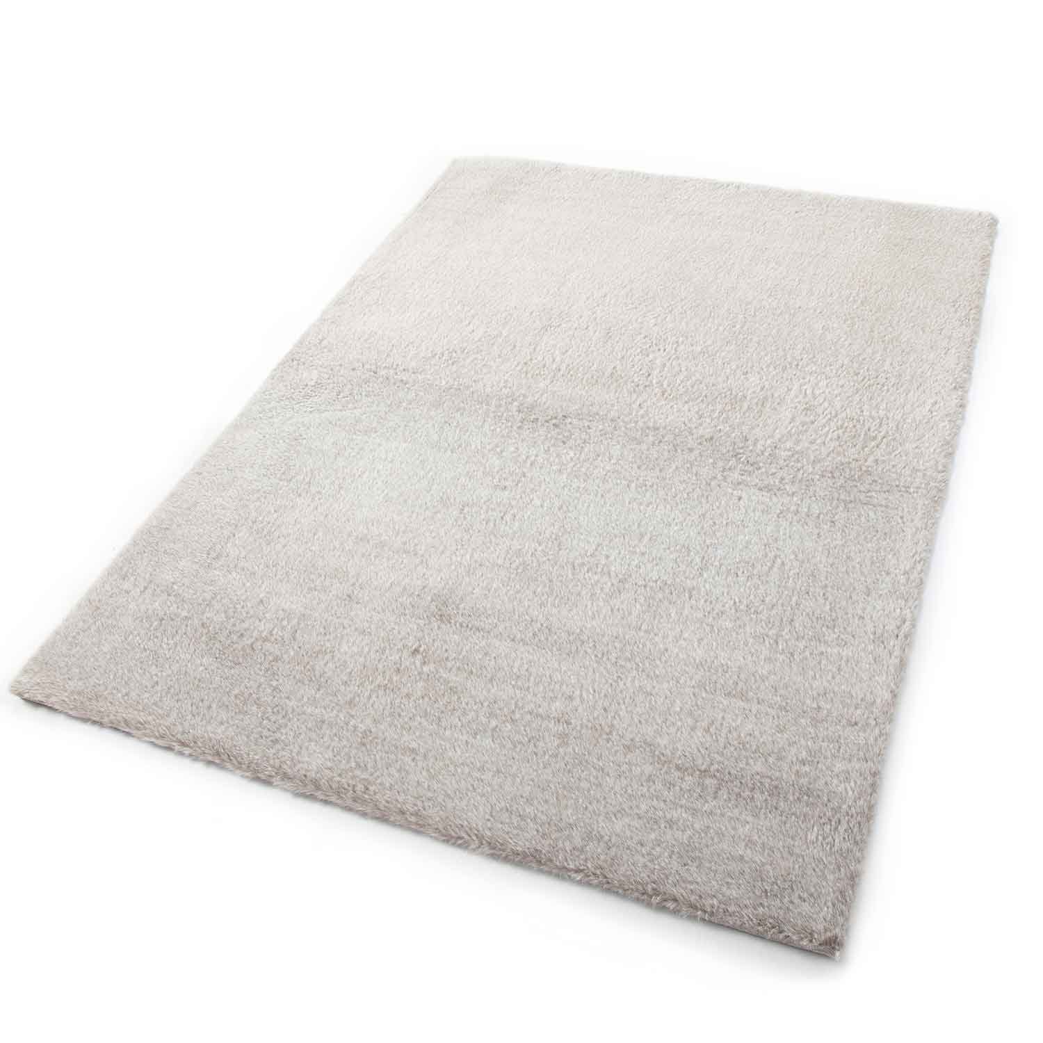 Vimoda Fellteppich Kunstfell Teppich Imitat, Rechteckig, Höhe: 10 mm, Dicht Seidiger Glanz Hochflor Einfarbig Wohnzimmerteppich Soft