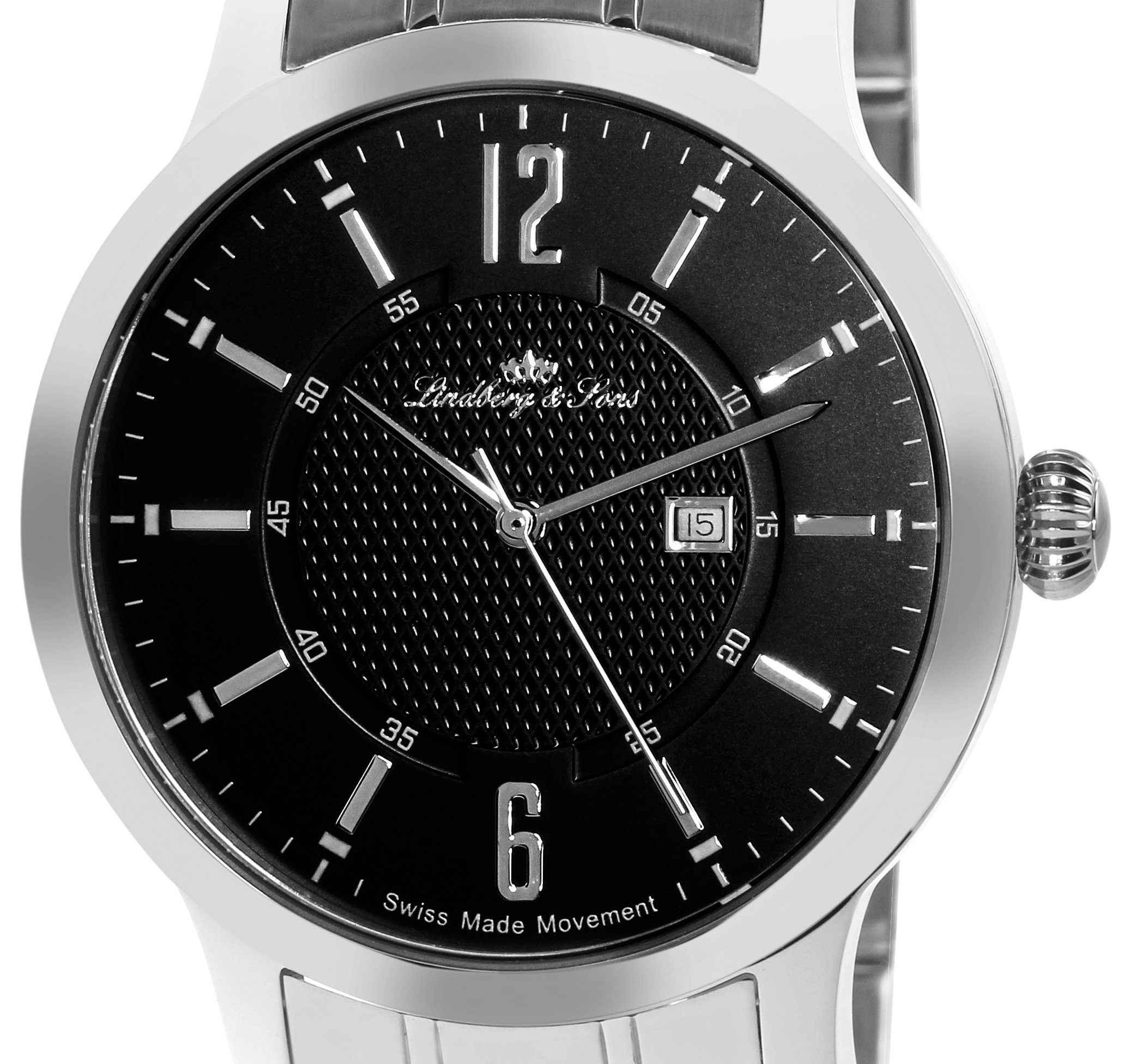 Stil und elegantem Lindberg&Sons Armband graziösem Uhr Quarzuhr mit