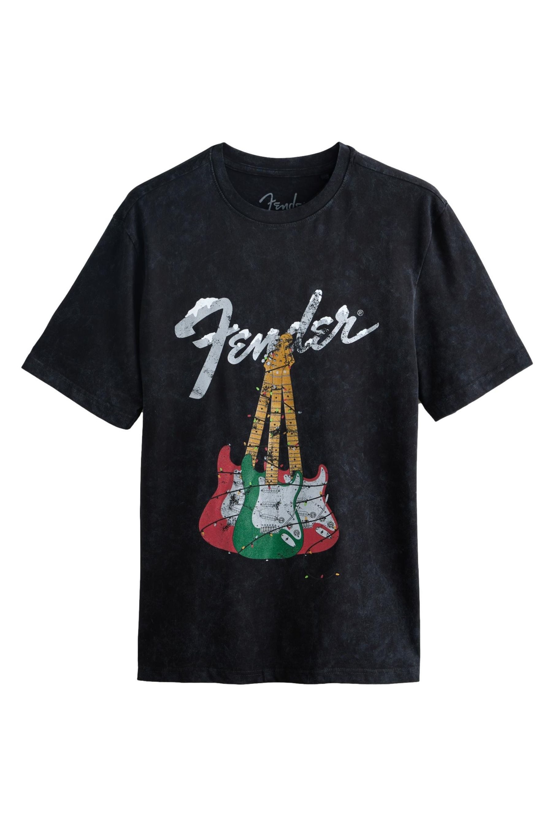 T-Shirt Regular Fit T-Shirt mit Grafik-Weihnachtsprint