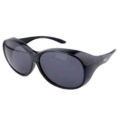 ActiveSol SUNGLASSES Sonnenbrille Überziehsonnenbrille Damen MEGA (inklusive Schiebebox und Brillenputztuch) Vintage Stil