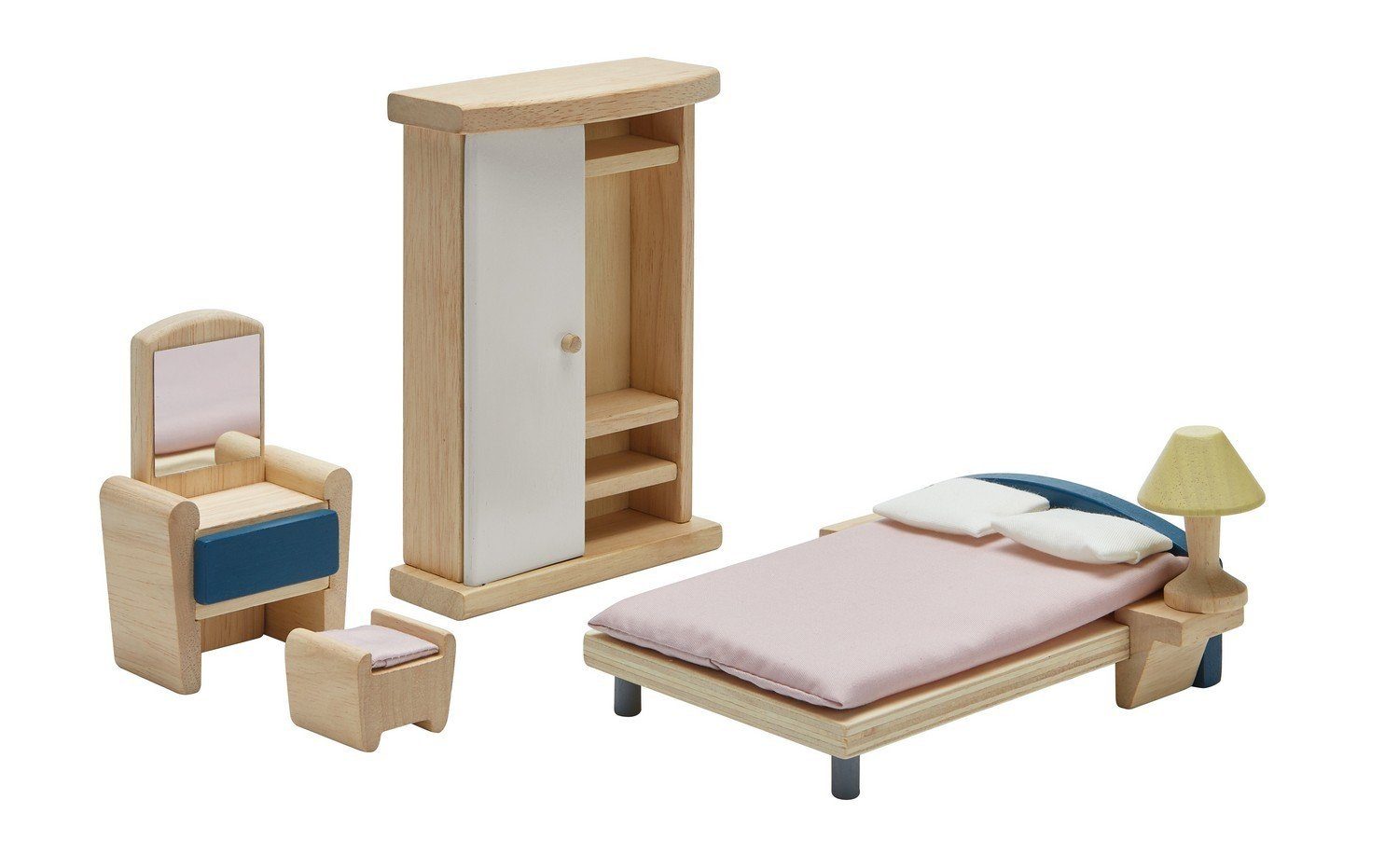 Plantoys Puppenhausmöbel Schlafzimmer Orchard