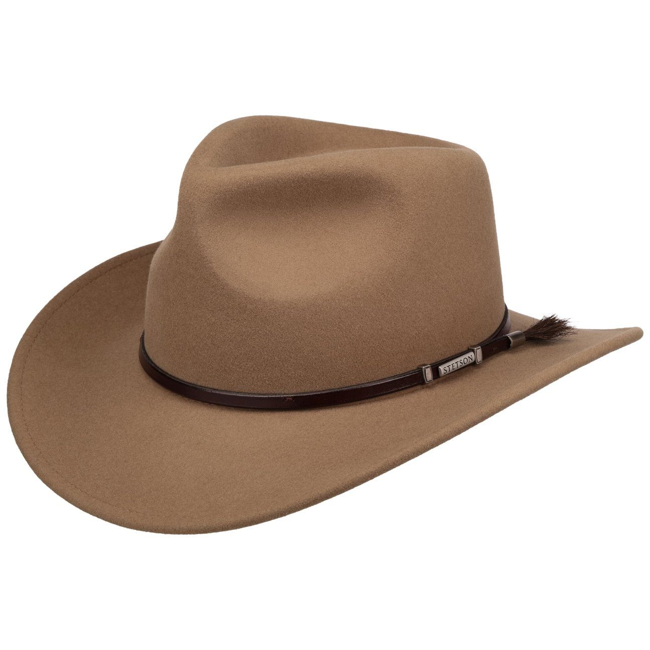 Stetson Cowboyhut (1-St) Wollfilzhut mit Lederband