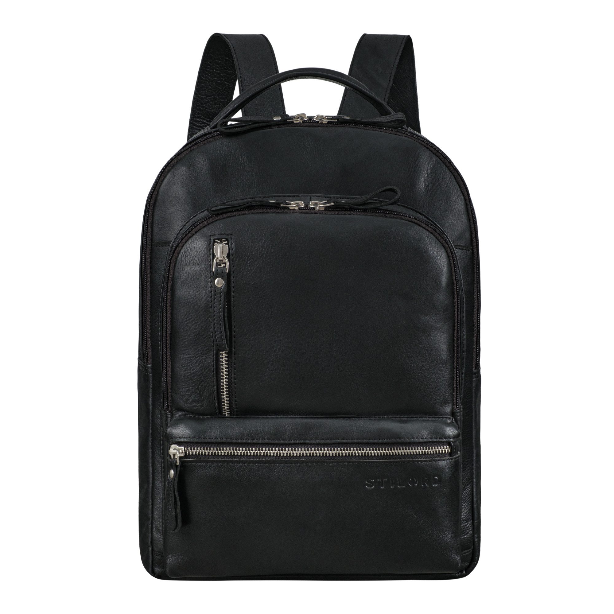 STILORD Notebook-Rucksack "Remy" Business Rucksack Leder Arbeitsrucksack