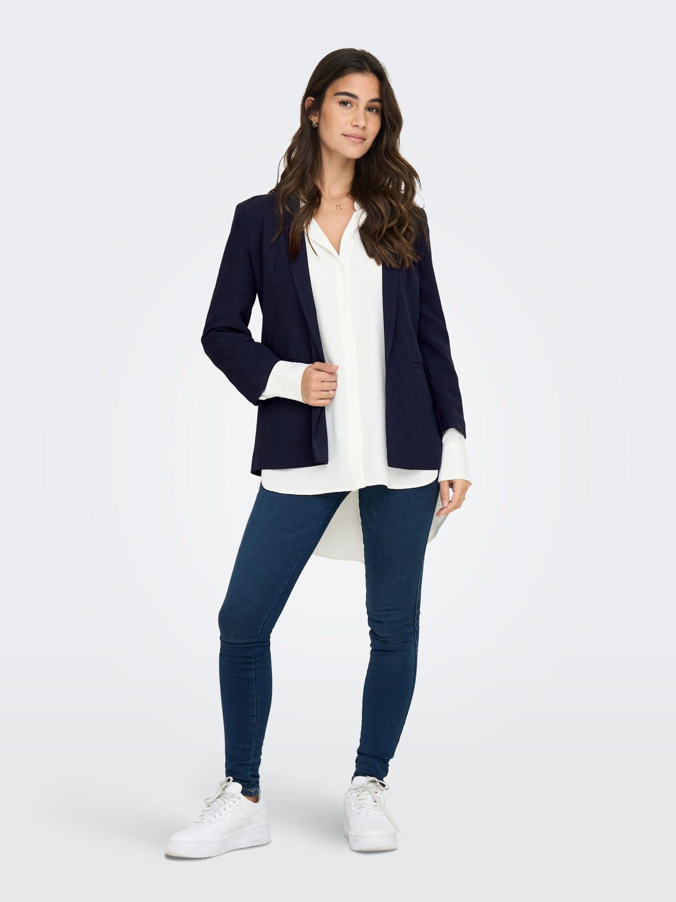 ONLY Kurzblazer Safron (1-tlg) Plain/ohne Details