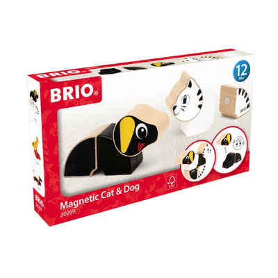 BRIO® Lernspielzeug »Magnetische Tiere Katze und Hund«