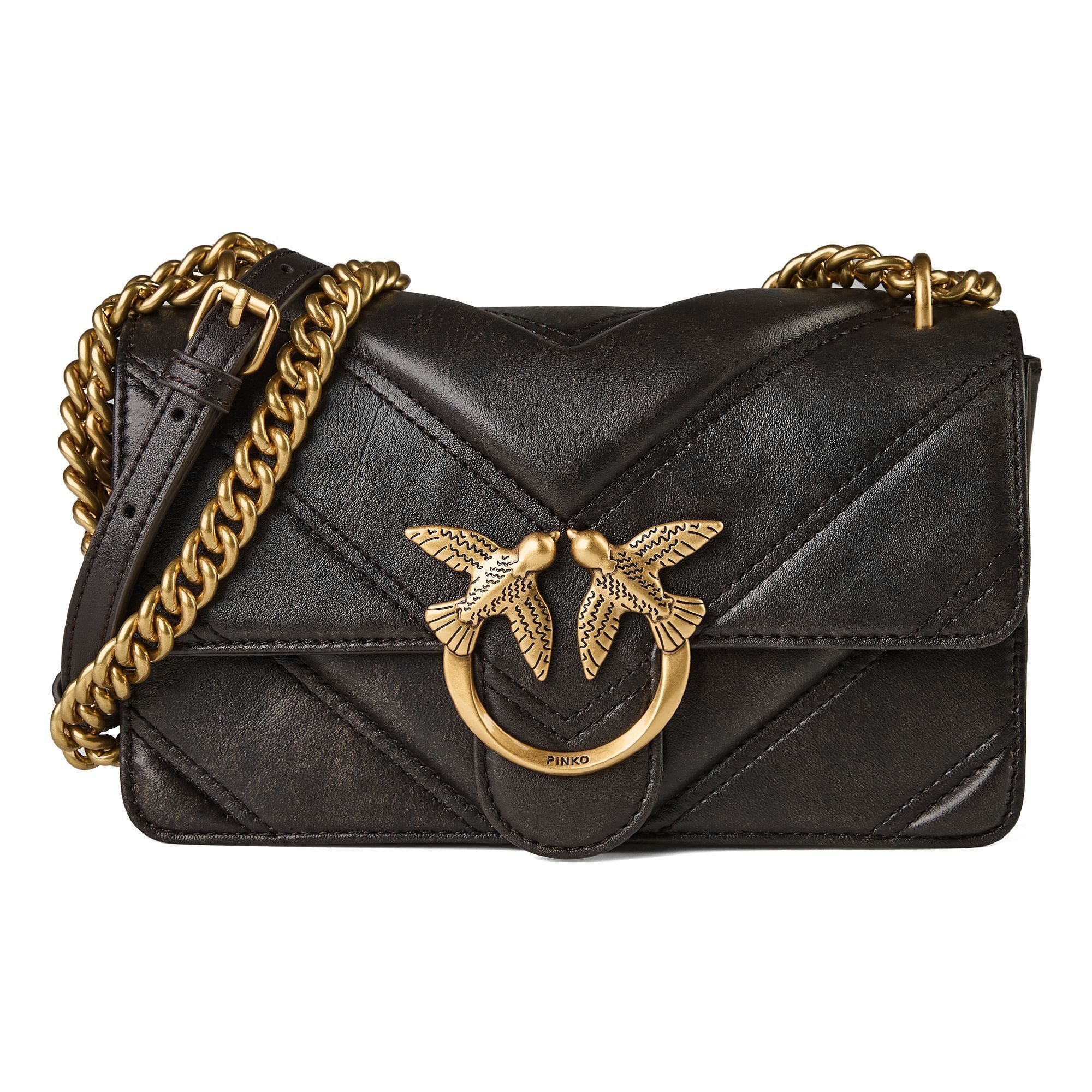 PINKO Umhängetasche Love One Mini, Leder