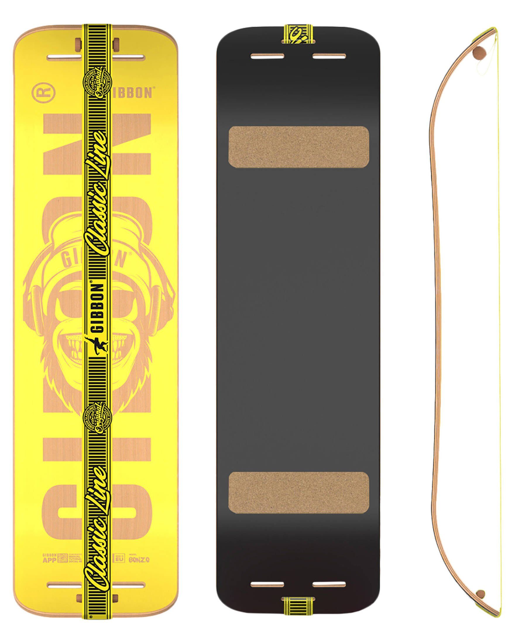 Gibbon Slackline Giboard Set "Bonzo Board + Classic Line 140 cm"