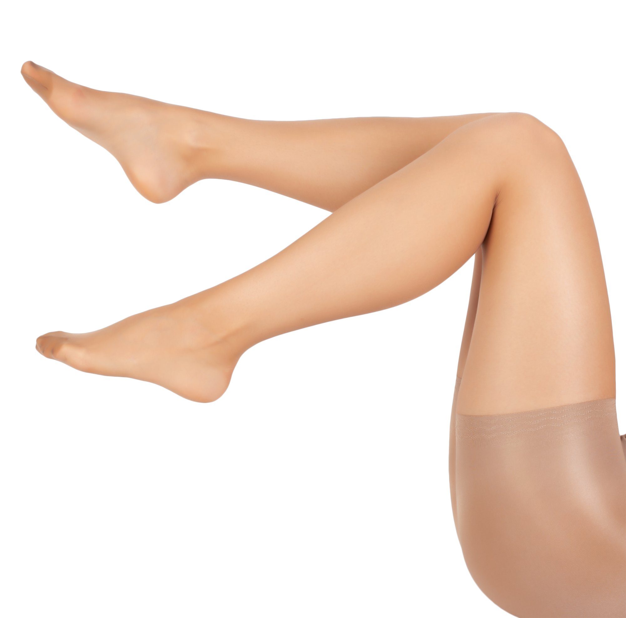 GIULIA Feinstrumpfhose 40 Den Figurformende Strumpfhose Bauch Bein PO Mieder 40 DEN (1 St)