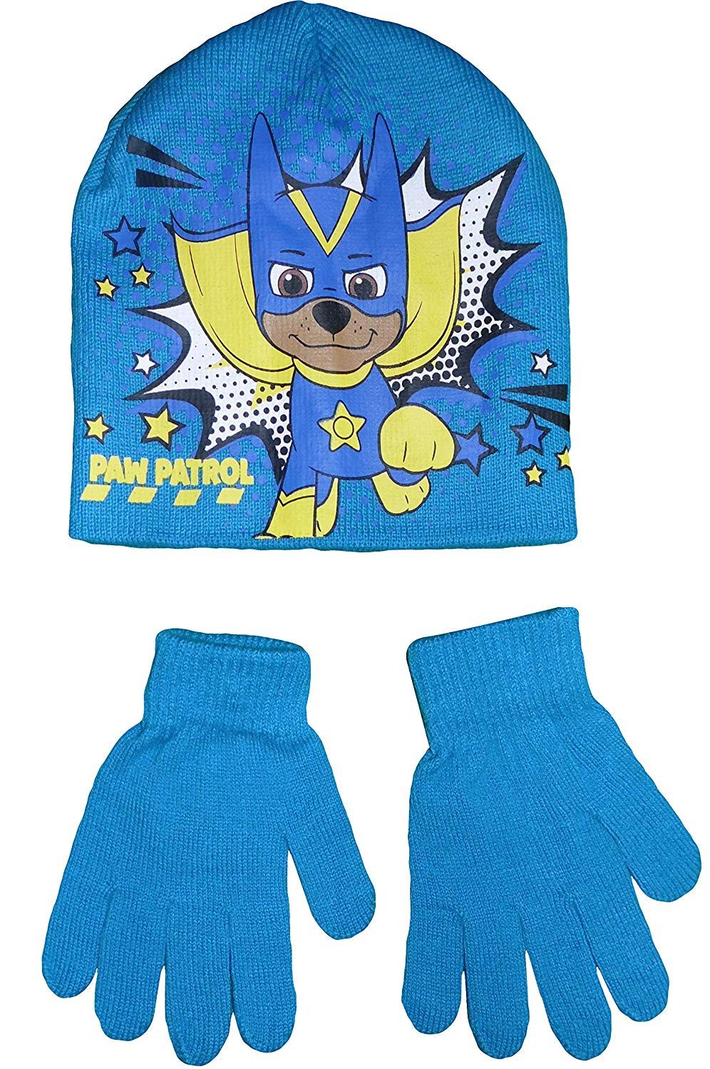 Strickmütze Paw Patrol Jungen Mütze Set + Handschuhe Kindermütze